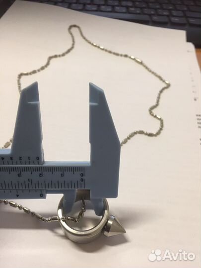 Кольцо для самозащиты цвет серебристый