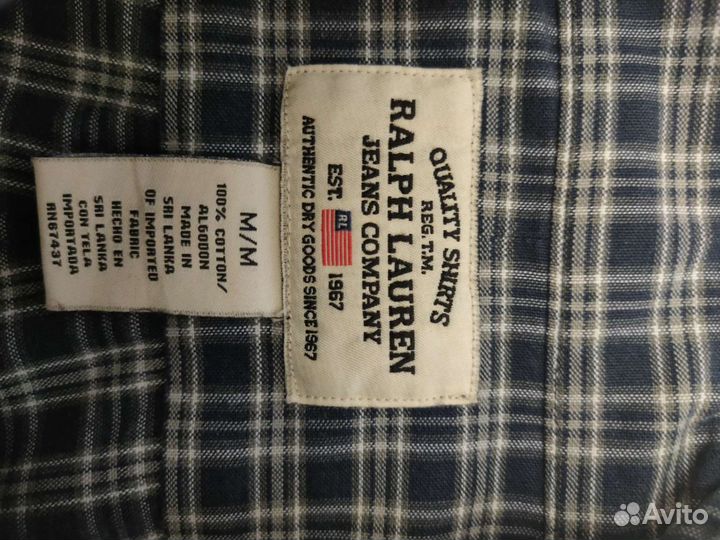Рубашка,Винтаж/Ralph Lauren /Jeans Company/М