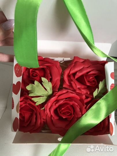 Коробочка мыльных роз