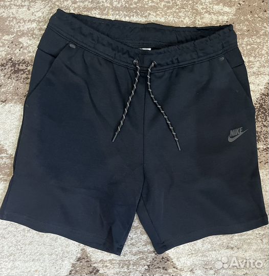 Шорты Nike tech fleece черные