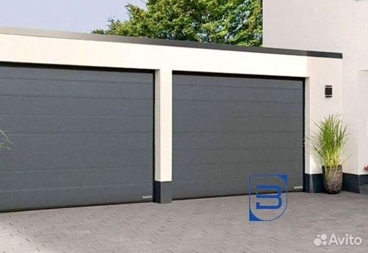 Секционные ворота с установкой