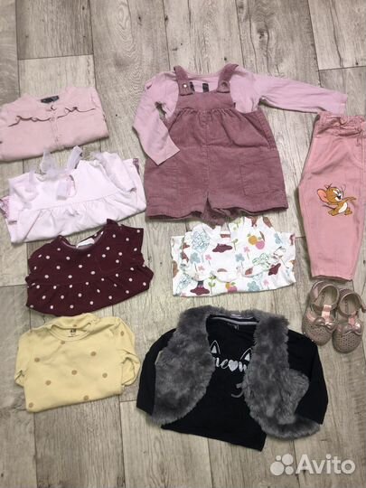 Пакет вещей для девочки 12-18 мес