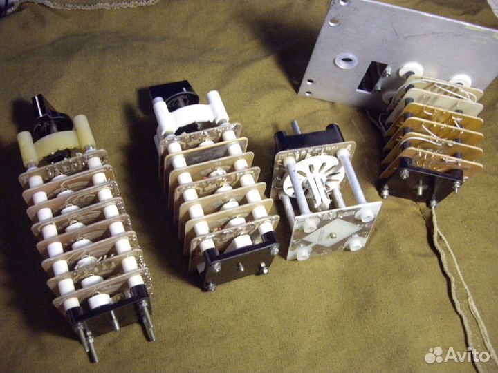 Переключатели 4 штуки для радиолюбителя