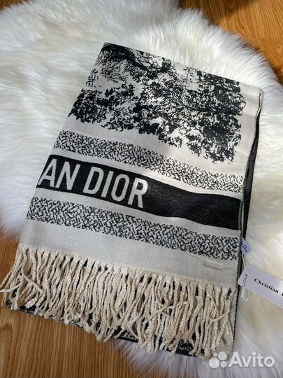 Палантин шарф кашемировый Dior разные оттенки