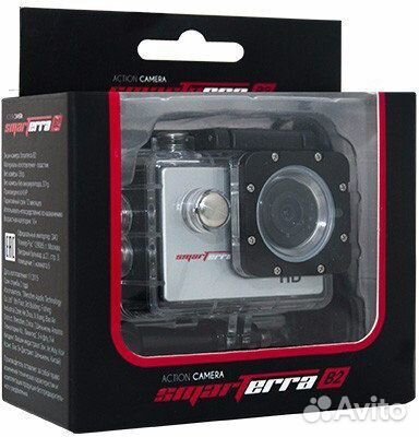Экшн-камера smarterra HD (720p) серебристый