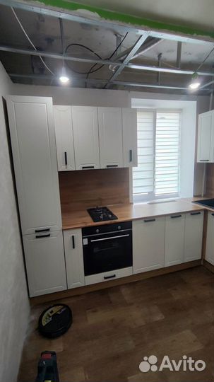 Кухонный гарнитур белый модульный новый