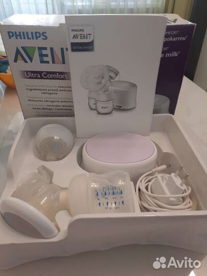 Молокоотсос avent электрический