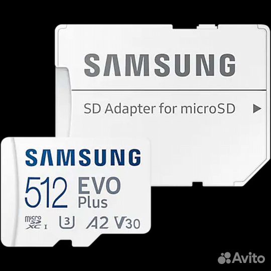 Micro SD карта Samsung EVO plus 512 gb