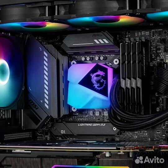 Водяное охлаждение msi mag coreliquid c360