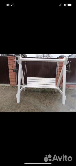 Садовые качели новые