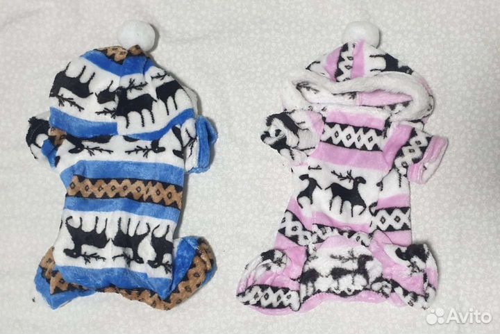 Новогодняя шапочка и мягкая кофточка для собаки