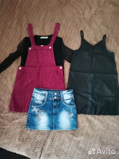 Вещи пакетом для девочки122-128-134