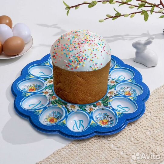 Пасхальные подставки для яиц и куличей