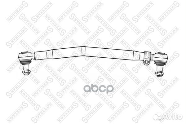 84-35507-SX тяга рулевая прод. L900 d52 конус