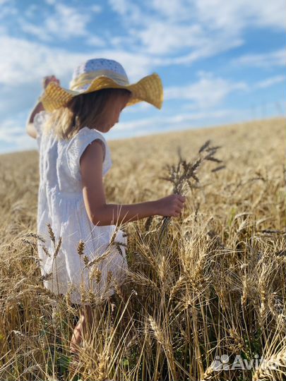 Сарафан белый 122