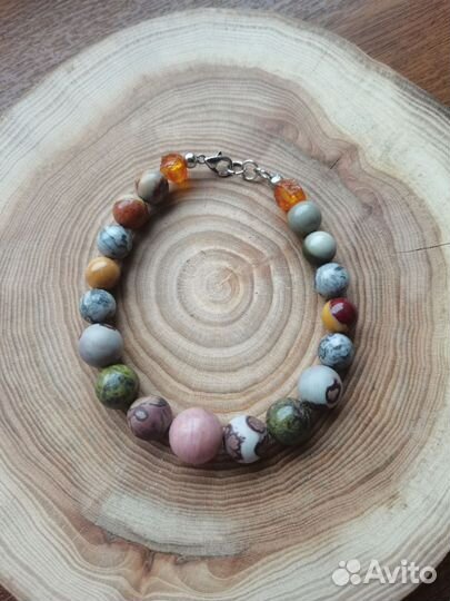 Браслет с натуральными камнями