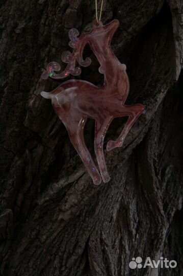 Елочные игрушки из эпоксидной смолы