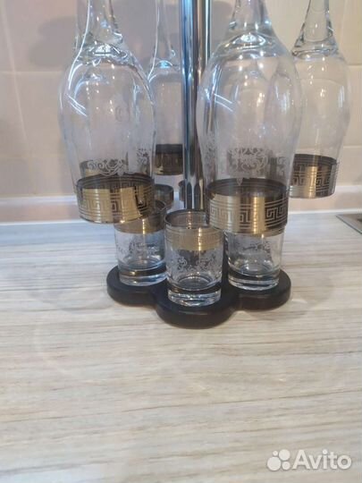 Бокалы набор на подставке