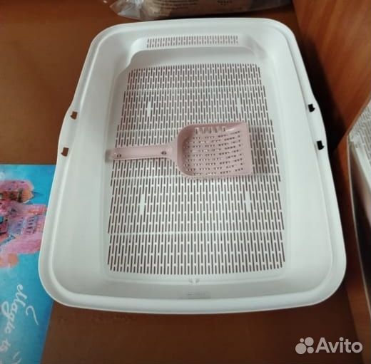 Лоток высокий для кошек с бортиками