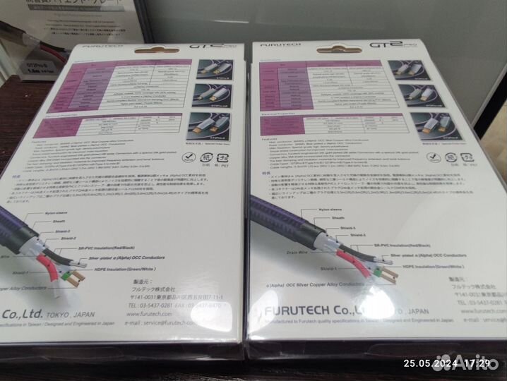 Кабель цап furutech GT2-PRO 1.8метра