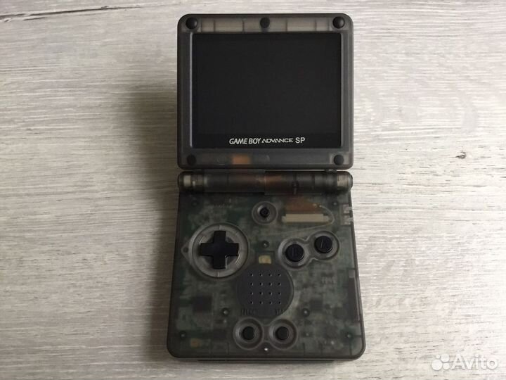 IPS Gameboy Advance SP type-c clear black