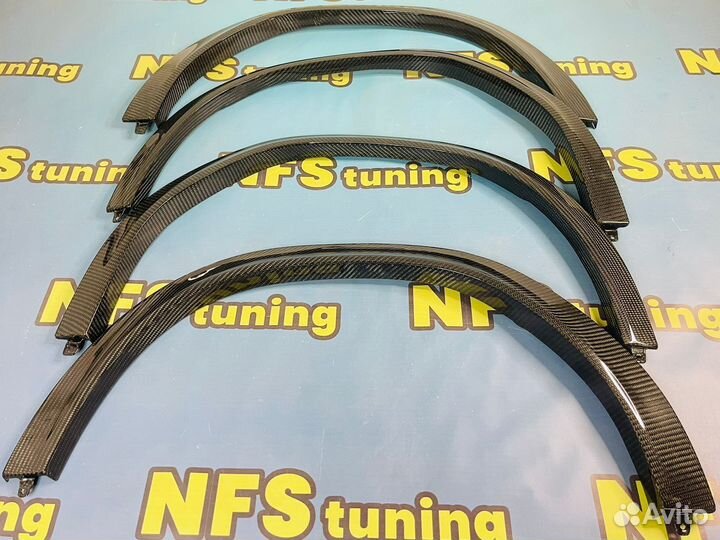 Карбоновые арки на BMW X6 G06 / бмв Х6 Г06