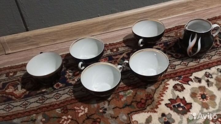 Фарфоровый чашку Рыбки Дулево СССР