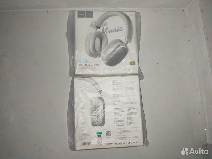 Hoco W35 Серебряные (bluetooth)