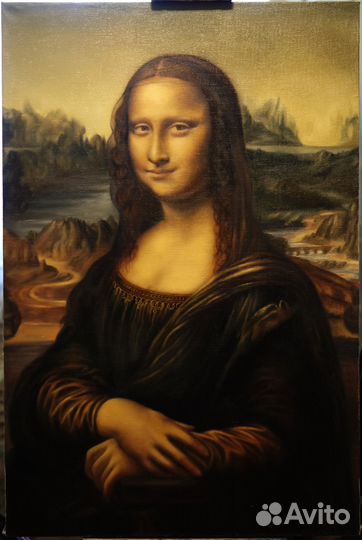 Копия картины«Джоконда» («Мона Лиза») холст,масло