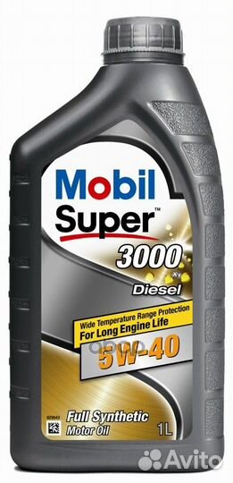 Масло моторное mobil Super 3000 X1 Diesel 5W-40