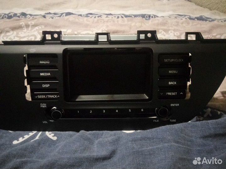 Штатная магнитола киа рио4 с рамкой
