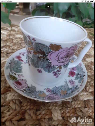 Блюдце лфз «Розы»