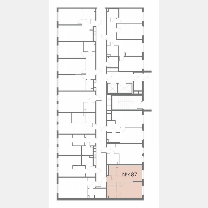 1-к. апартаменты, 41,1 м², 2/17 эт.