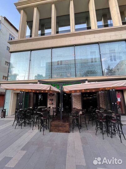 Зонт для пляжа. Центральный зонт. Зонт уличный