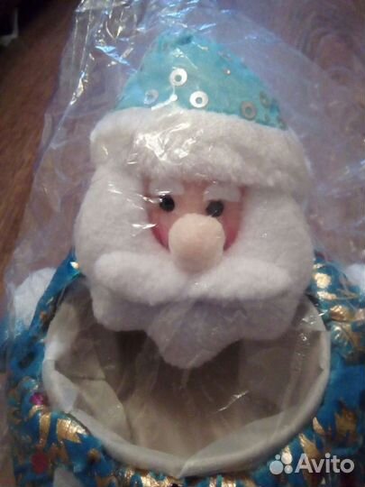 Дед мороз и Снеговик. Пупс. Колпак