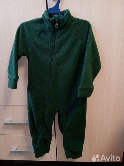 Флисовый комбинезон поддева 80р, 86 р