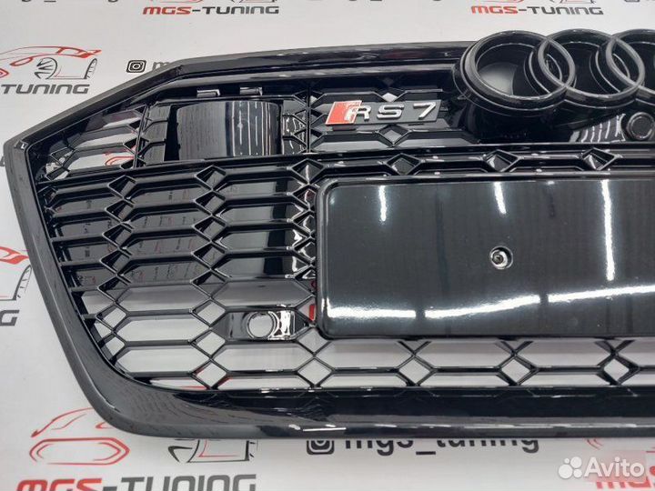 Решетка RS7#3 под радар Audi A7 4K 2018+ Ауди А7