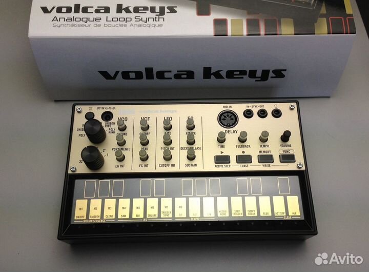 Драм-машина korg volca keys