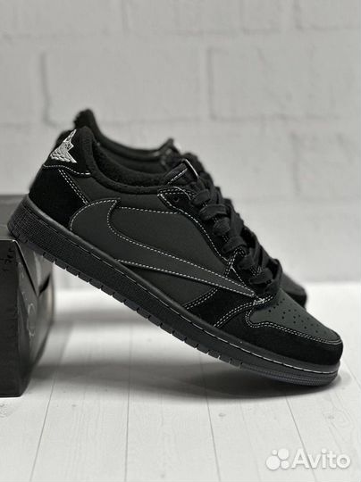 Nike air jordan 1 low travis scott black phantom