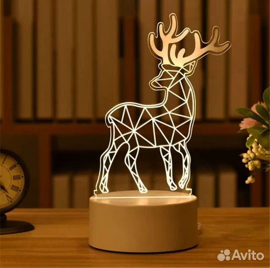 3D ночник / лампа-светильник