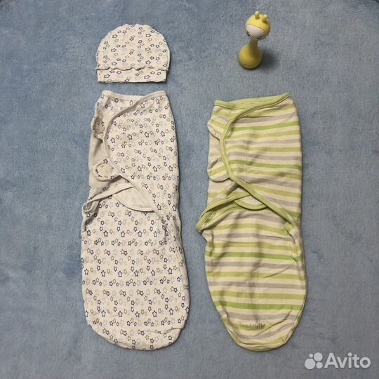 Пеленка кокон 56 62 молния mjolk + на липучках