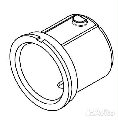 Втулка тормоза наката прицепа knott d50 NEW, в к