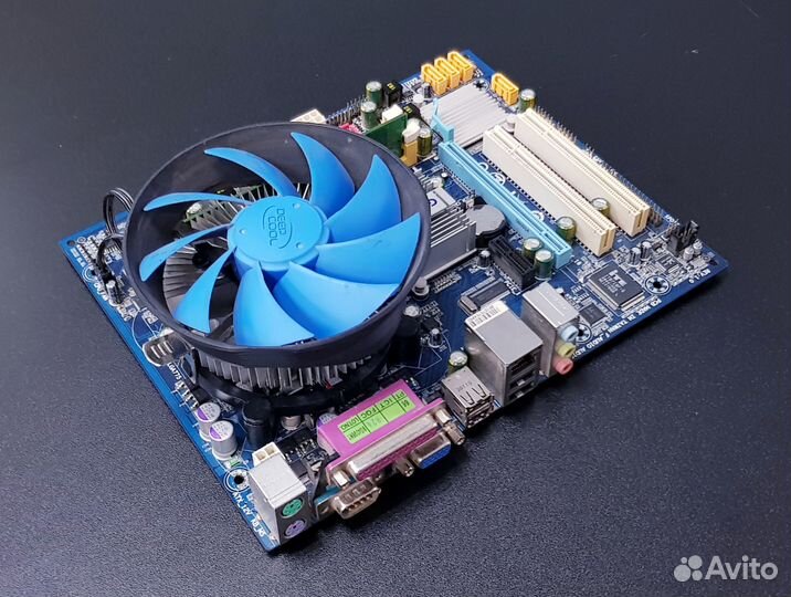 Мат. плата gigabyte GA-G41M-ES2L + Quad Q6600