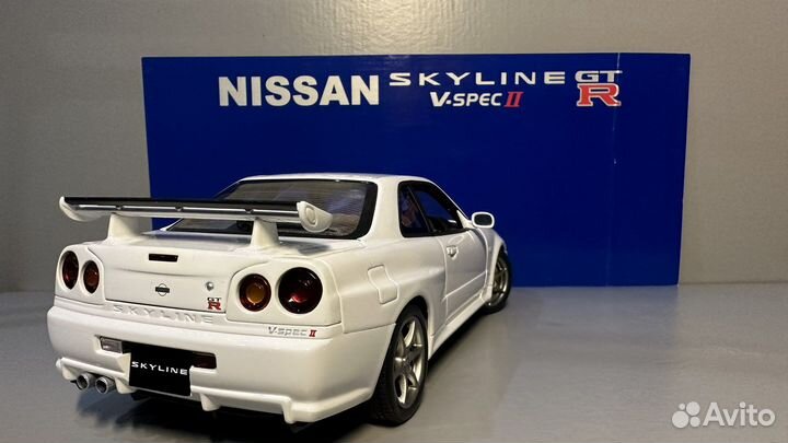 Nissan skyline gtr r34 1:18