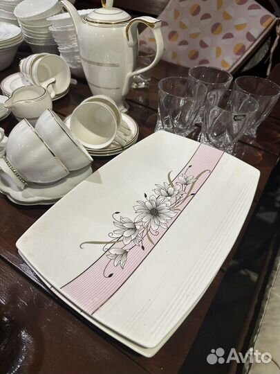 Тарелка плоская прямоугольная