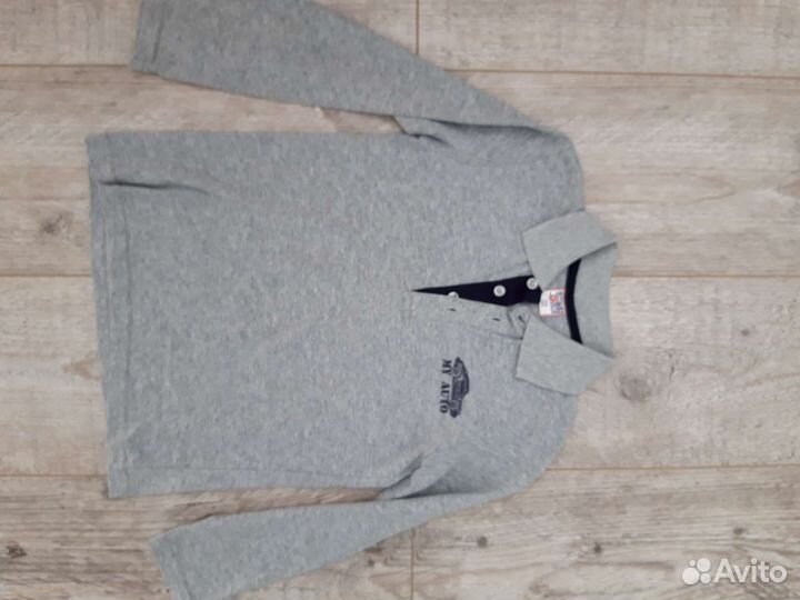 Рубашка и поло, р.122, новые