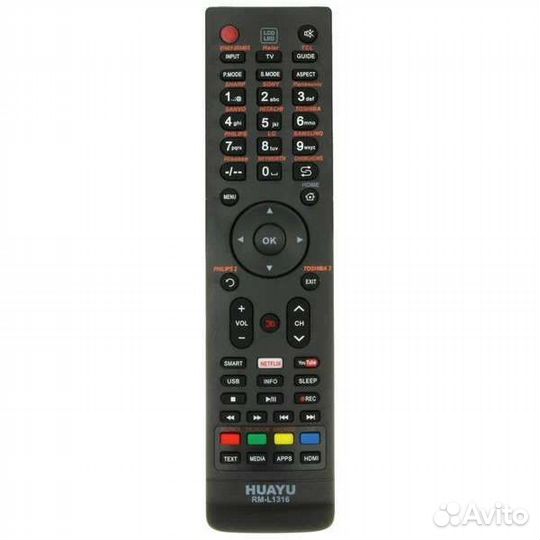 Пульт универсальный к RM-L1316 TV LCD Smart/Youtub