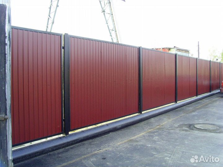 Заборы для дачи Gitter 2D 2м