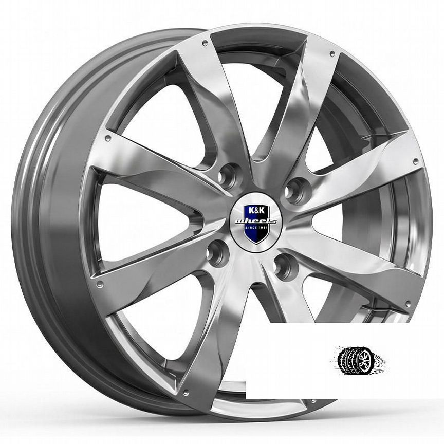 Литые диски K&K 6×R15 4×100