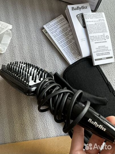 Babyliss электрическая расческа-выпрямитель
